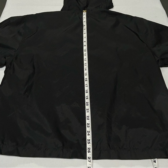 Vintage Disney Winnie the Pooh Adult Windbreaker Rain Jacket Sz M Hood Zip Y2k - Picture 13 of 15